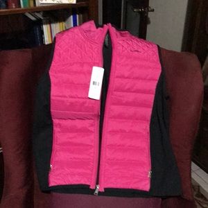 Ralph Lauren black and pink vest